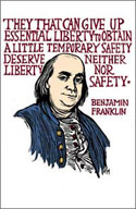 Benjamin Franklin - They That Can Give Up Essential Liberty<br>(Posters)