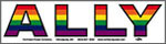 ALLY (rainbow colors)